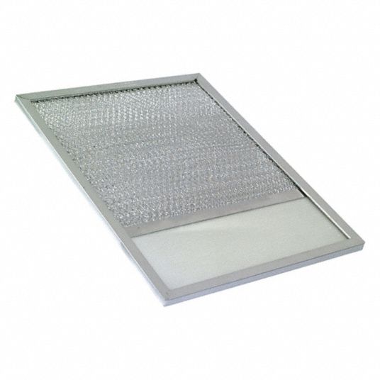 12 in x 12 in x 1 in, Aluminum, Range Hood Filter - 499C69|60696 - Grainger
