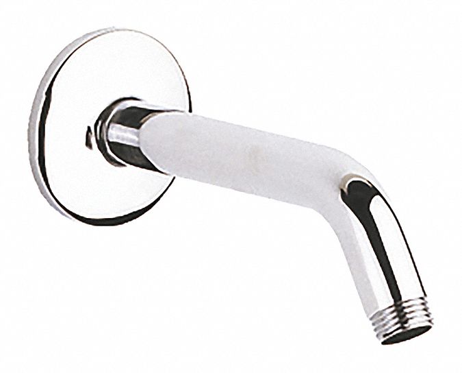 Wall Mount Shower Arm: Compatible Product Type Wall-Mounted Showerheads, Chrome, Chrome Finish