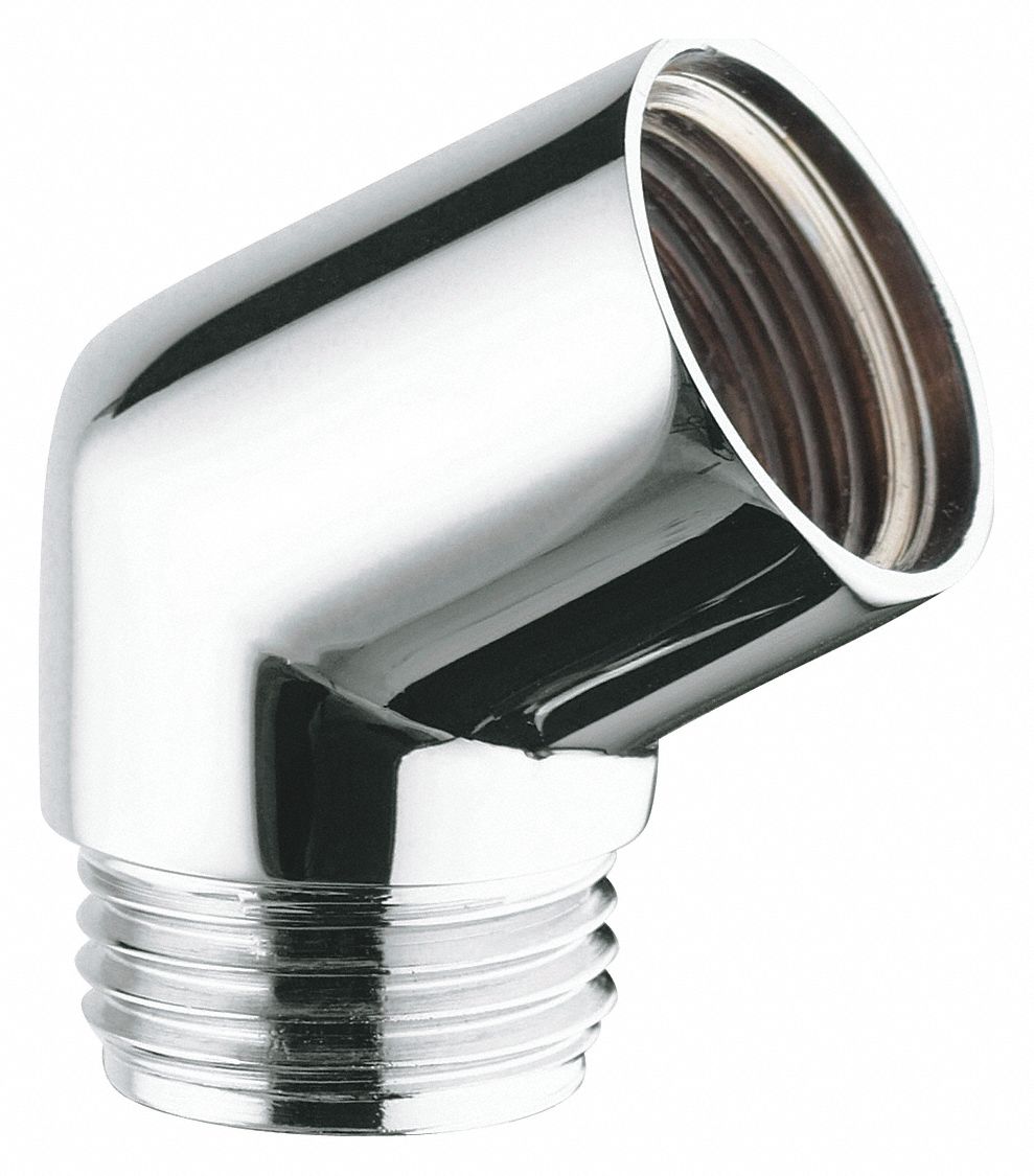 Grohe, 1/2 in Connection Size, Showerhead Adaptor 499F0828389000