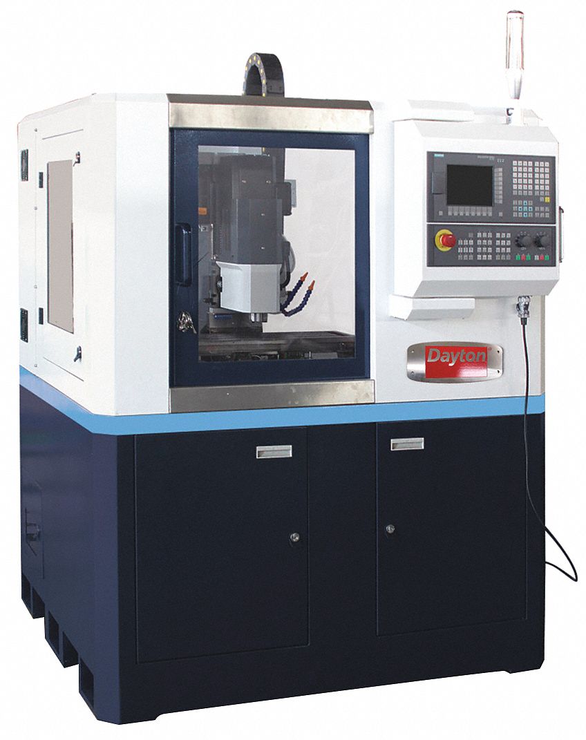 DAYTON Máquina Fresadora CNC,60Hz,Fase 3,230VCA - Fresadoras CNC - 499F41