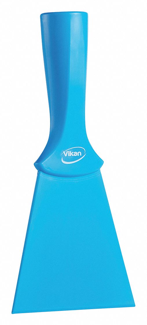 VIKAN 40123 Hand Scraper Item,Blue,Blade 4" W 499G15