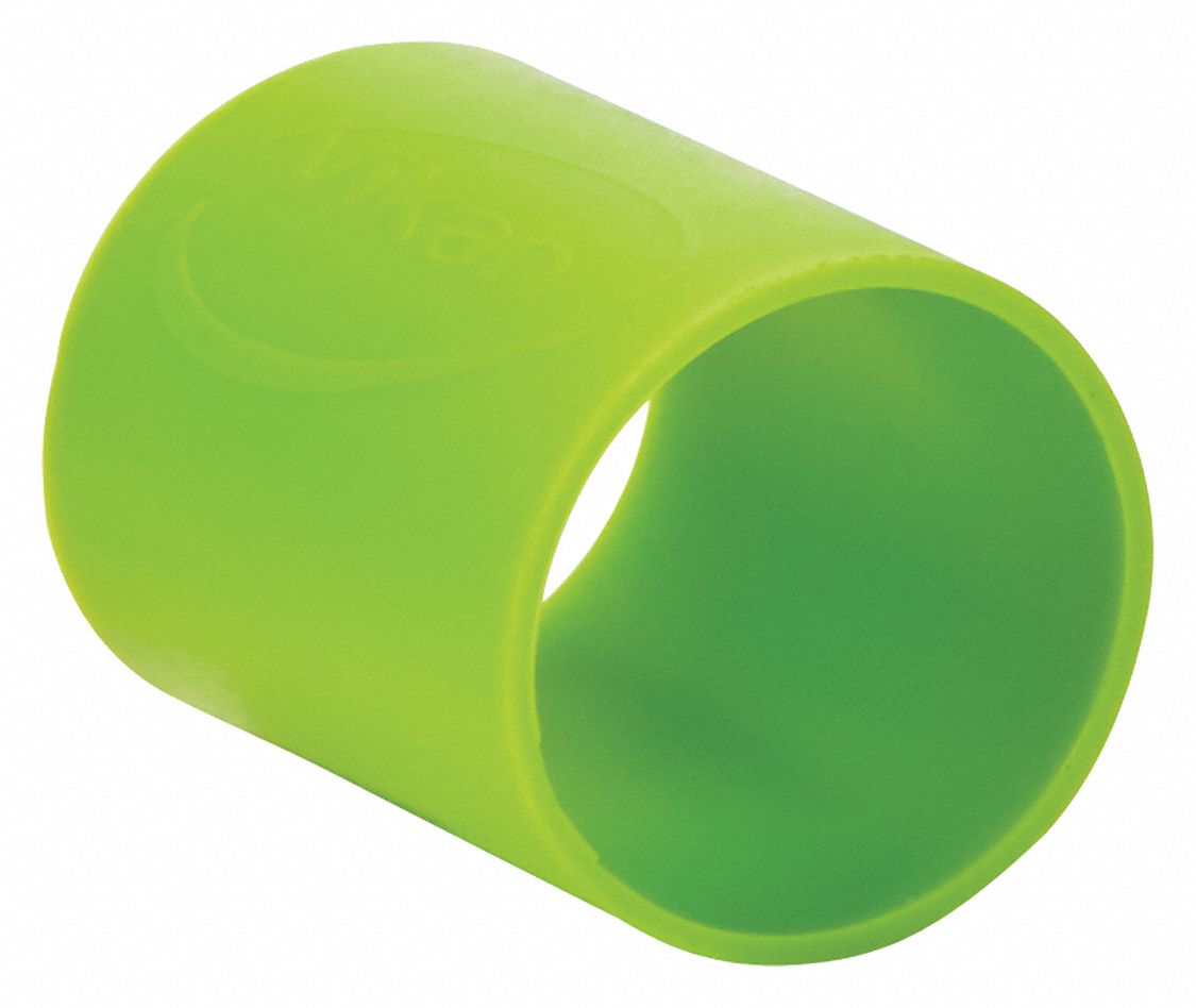 VIKAN Rubber Band, Size 1", Lime Green, PK5 499G36980177 Grainger