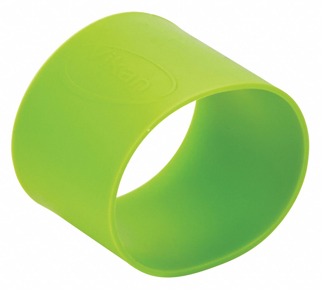VIKAN Rubber Band, Size 11/2", Lime Green, PK5 499G37980277 Grainger