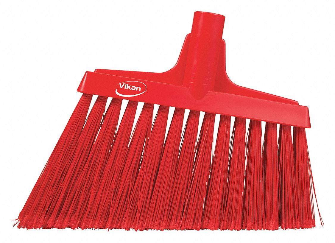 BROOM HEAD,ANGLE BROOM,RED BRISTLE