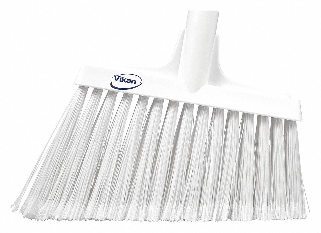 BROOM HEAD,ANGLE BROOM,WHITE BRISTLE