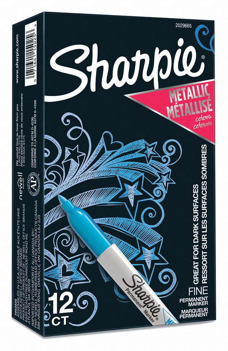 teal permanent marker