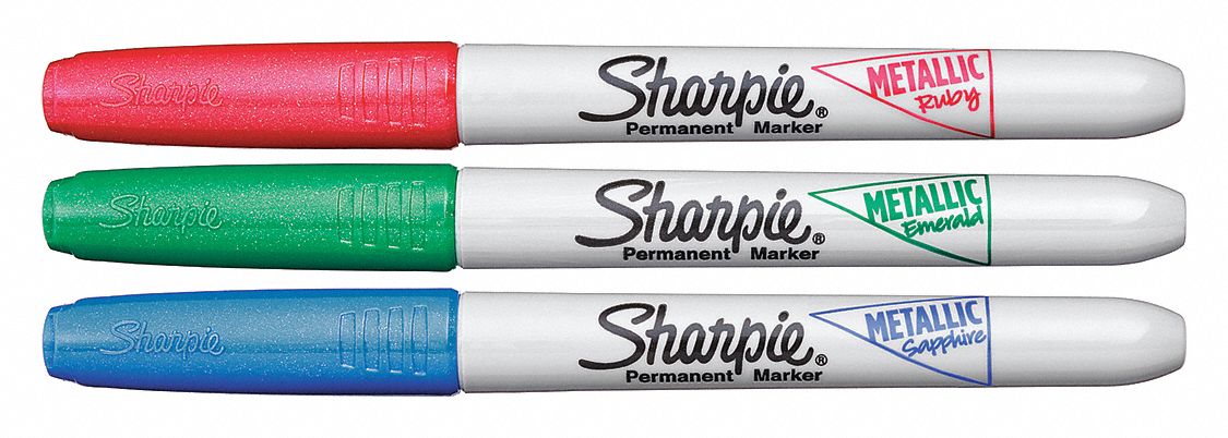 Sharpie - Permanent Marker: Assorted Color, AP Non-Toxic, Fine Point -  57311391 - MSC Industrial Supply