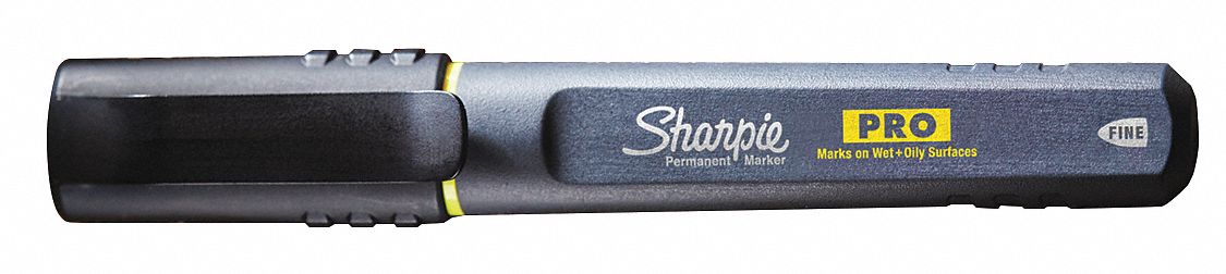 Permanent Marker Black Capped PK12