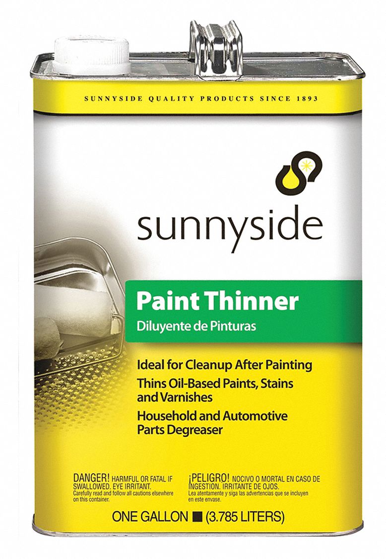 SUNNYSIDE Paint Thinner, 1 gal, Solvent, VOC Free - 499H70|304G1 - Grainger