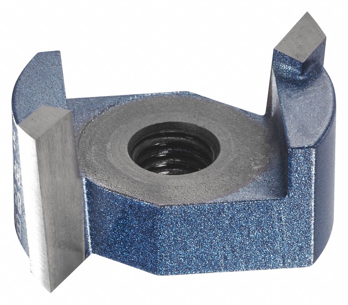 Straight Cut Profile Router Bit: Fractional Inch, Carbide Tipped, 1 in Cutter Dia., 2 Flutes