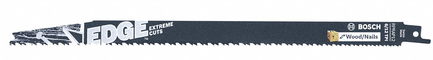 Reciprocating Saw Blade, TPI 6/12