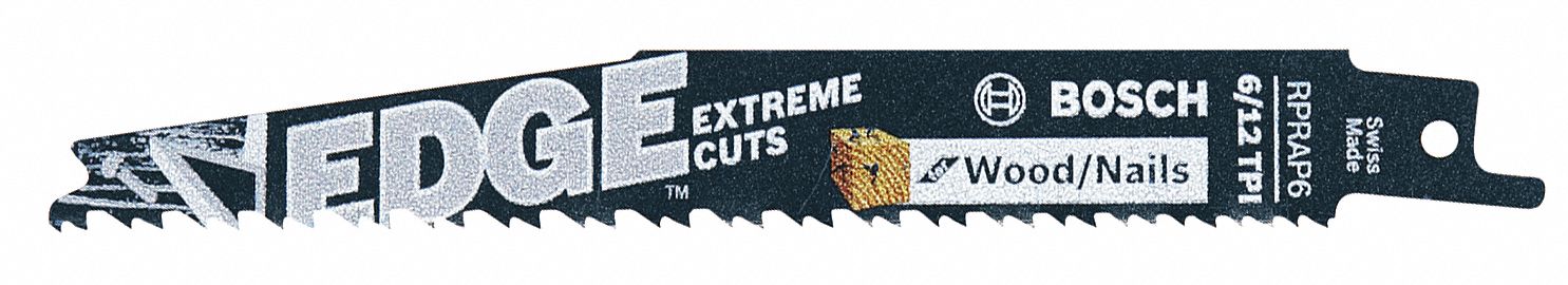 Reciprocating Saw Blade, TPI 6/12