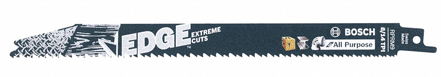 Reciprocating Saw Blade, TPI 8/14, PK5