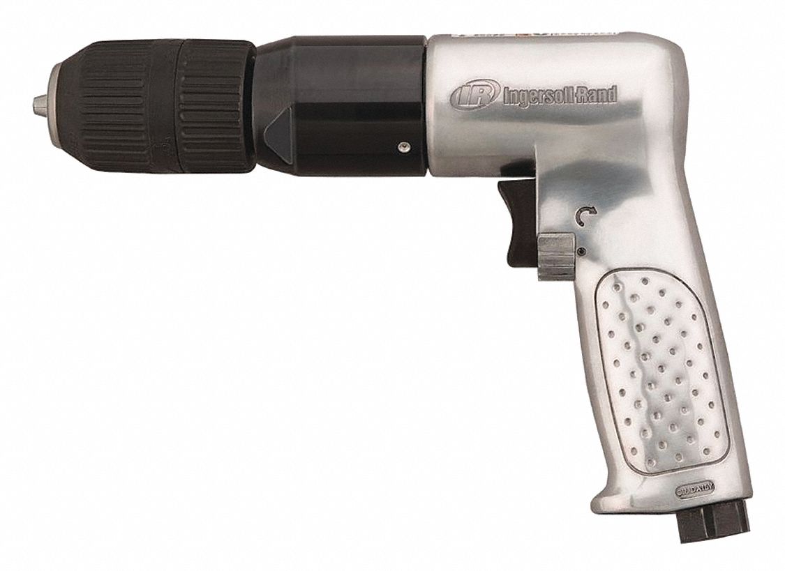 INGERSOLL RAND, 1/2 in Chuck Size, Industrial Duty, Drill 499L35
