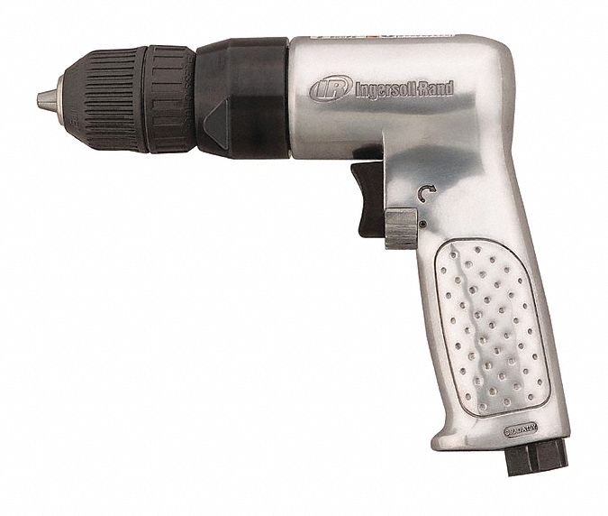 DRILL, 3/8 IN CHUCK SIZE, INDUSTRIAL DUTY, 2,000 RPM FREE SPEED, 0.5 HP, KEYLESS