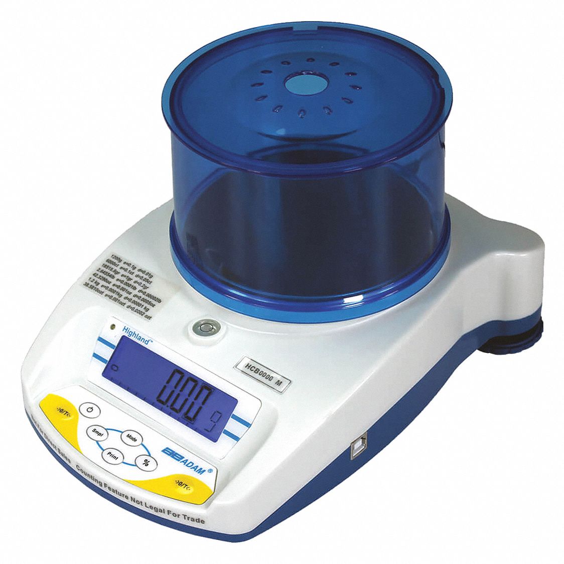 Compact Bench Scale: 3, 000 g, 0.5 g, 4 3/4 in Weighing Surface Dp