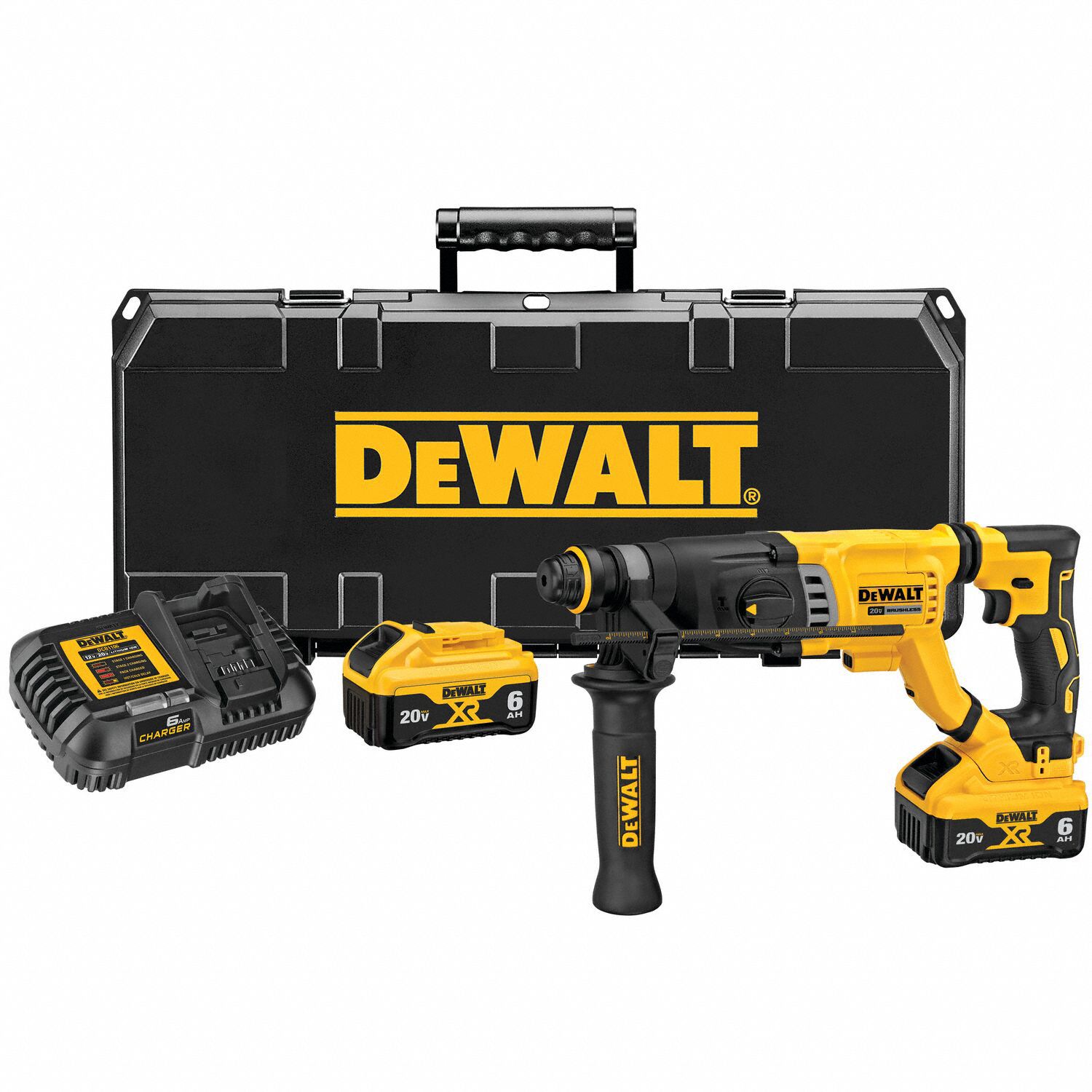 DEWALT, DHandle, 20 V, Cordless Rotary Hammer 499M02DCH263R2 Grainger