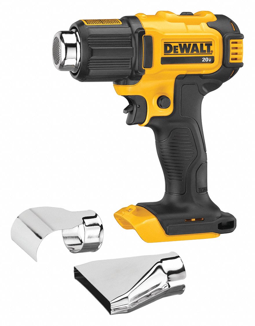 DEWALT Heat Gun 20V DC 500 to 750 F 6.7 cfm Air Volume