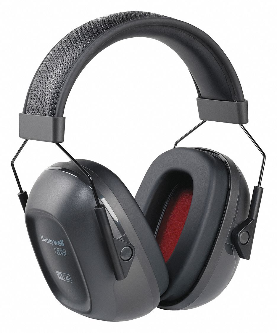 HONEYWELL HOWARD LEIGHT OvertheHead Ear Muffs, 26 dB Noise Reduction Rating NRR, Dielectric No