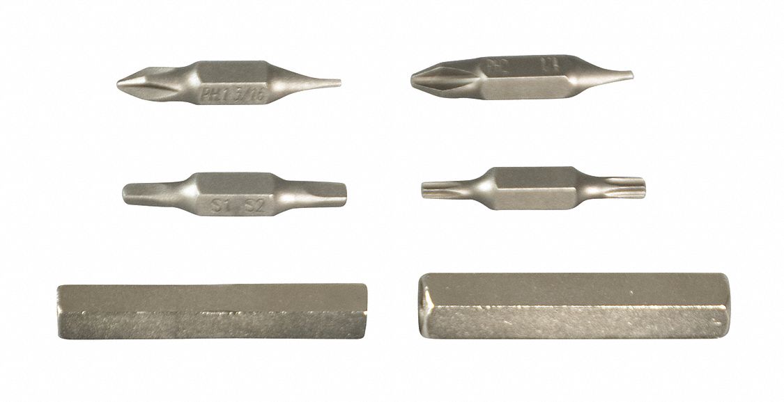 GREENLEE, Bit Set, Steel, Bit Set 499N25995320 Grainger