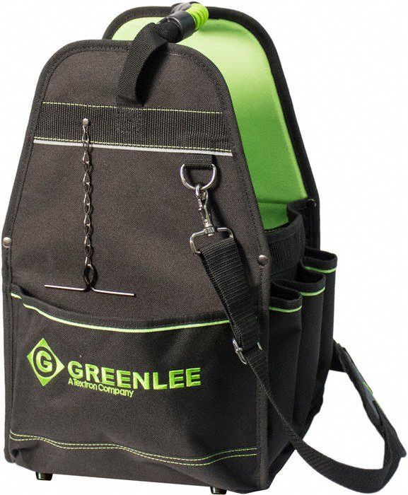 Greenlee Tool Bag Polyester Black 6 Outside Pockets 21 Inside