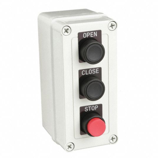 HOFFMAN, (2) Flush Push Buttons/Extended Push Button, 0 Pilot Lights ...