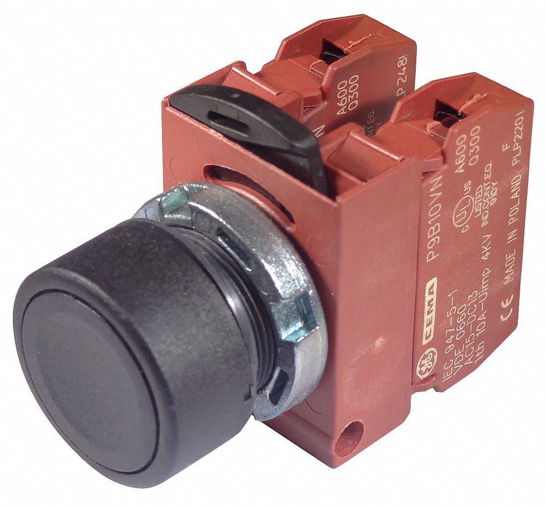 ABB, Flush Profile, Non-Metallic, Flush Push Button Operator - 49A542 ...