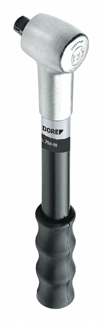 Micrometer Torque Wrench: 1/4 in Drive Size, 5 N-m to 25 N-m, 8 1/2 in Overall Lg