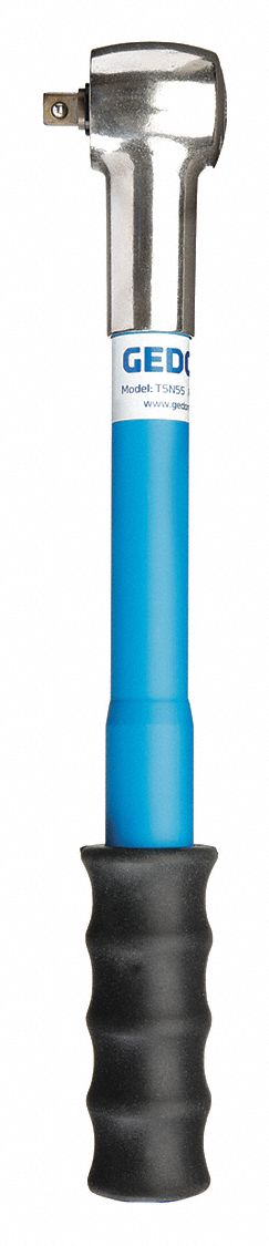 Micrometer Torque Wrench: 3/8 in Drive Size, 10 ft-lb to 40 ft-lb, 12 3/4 in Overall Lg