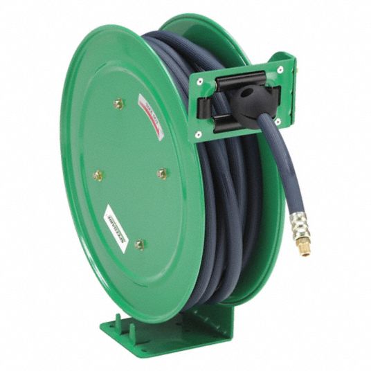 Air Hose Reel 50FT Retractable, Ceiling/Wall Mount Penumatic Hose