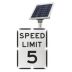 Flashing Speed Limit 5 Signs