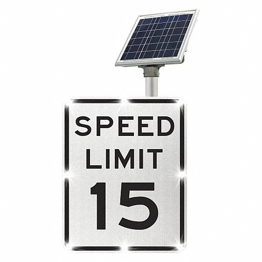 30 in x 24 in Nominal Sign Size, Aluminum, LED Traffic Sign 30 in x 24 in Nominal Sign Size, Aluminum, LED Traffic Sign