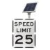 Flashing Speed Limit 25 Signs