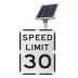 Flashing Speed Limit 30 Signs
