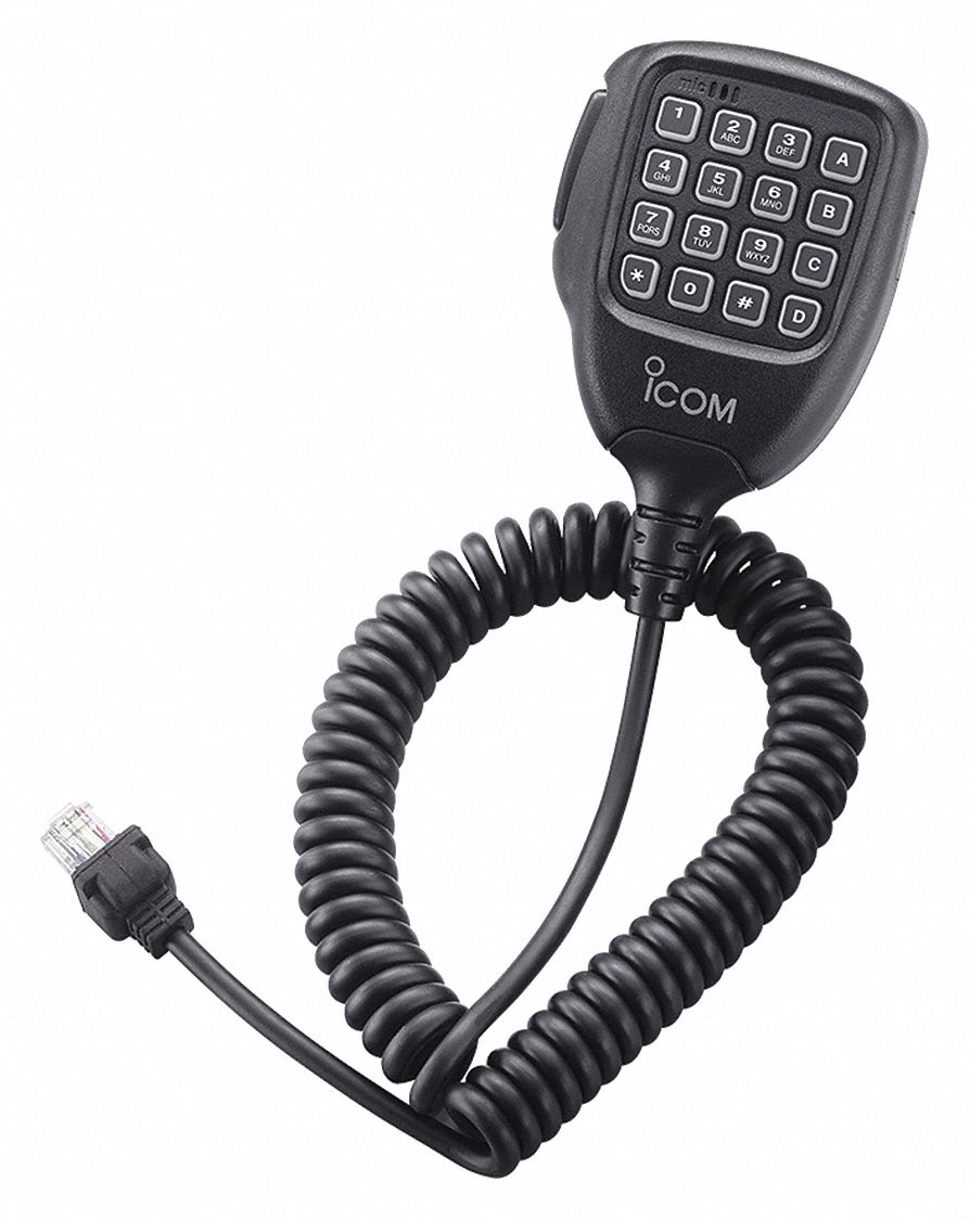 ICOM, Fits Icom, For A120 Series, Speaker Microphone - 49AF22|HM216 ...