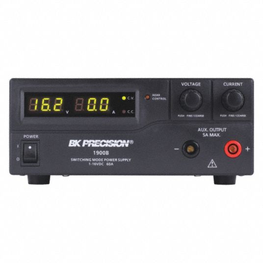 B&K PRECISION DC Power Supply: 1 to 32V, 0 to 30 A, 120V AC, Less Than or  Equal To 5 mVrms