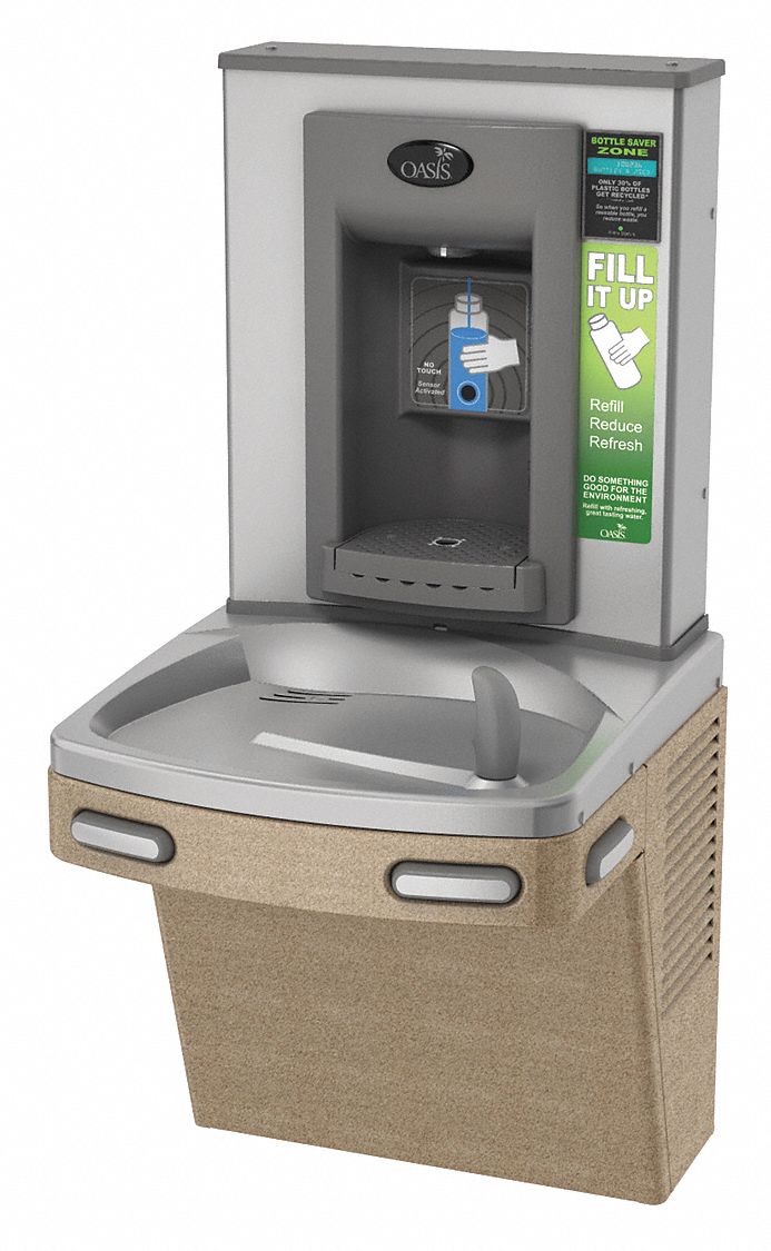 OASIS Bottle Filling Station w/ Single ADA Cooler 49AH87PG8EBF