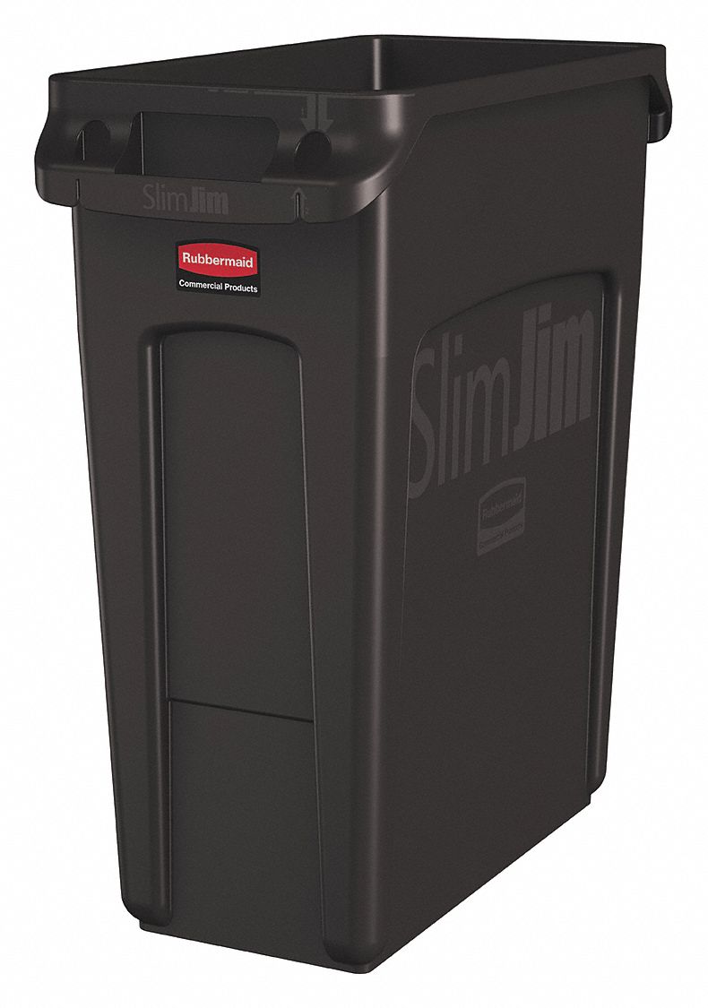 UTILITY CONTAINER,16 GAL,PLASTIC,BROWN