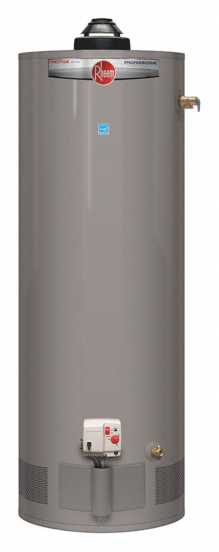 RHEEM, Natural Gas, Low NOx, Residential Gas Water Heater - 49AJ64|PROP  G38-40N RH69 PD - Grainger