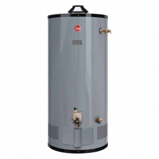 RHEEM-RUUD Commercial Gas Water Heater, 48.0 gal Tank Capacity, Natural ...