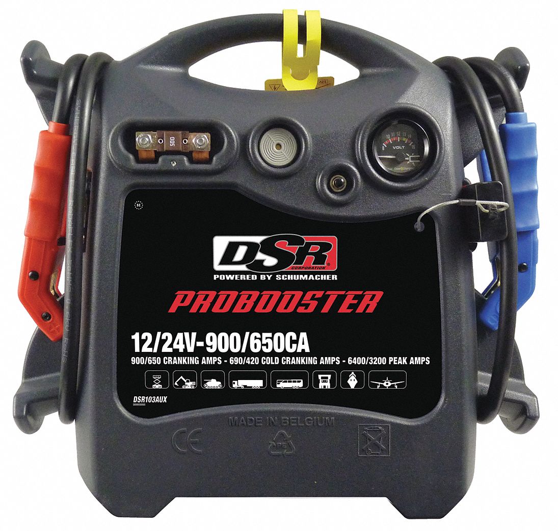 DSR PROSERIES Automatic, Probooster Jump Starter, For Battery Voltage ...