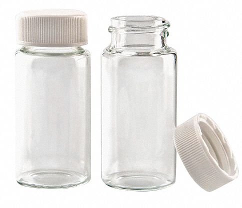 1 Dram Clear Polystyrene Plastic Vial (0.13 oz.)