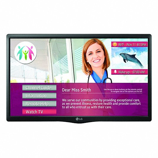 Healthcare HDTV: 28 in HDTV Screen Size, 720, 60 Hz Screen Refresh Rate, Healthcare