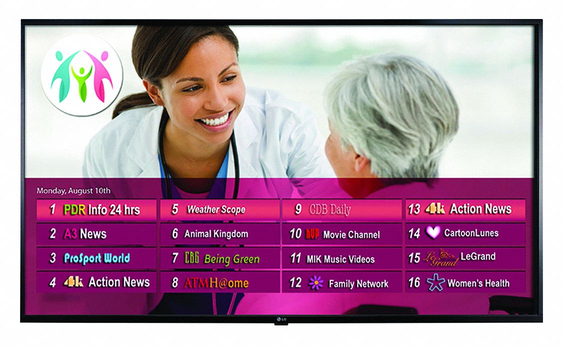 Healthcare HDTV: 32 in HDTV Screen Size, 1080, 60 Hz Screen Refresh Rate, Healthcare