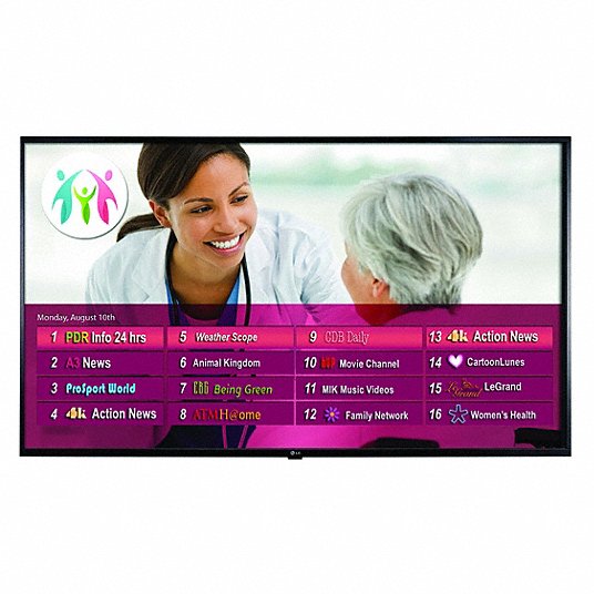 Healthcare HDTV: 43 in HDTV Screen Size, 1080, 60 Hz Screen Refresh Rate, Healthcare