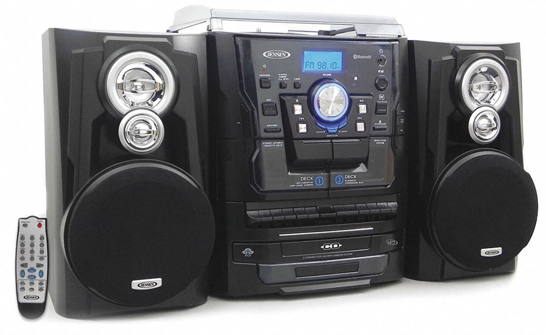 CD Changer and Cassette Turntable: 16.14 in Ht, 12 in Wd, 15.04 in Dp, 1 1