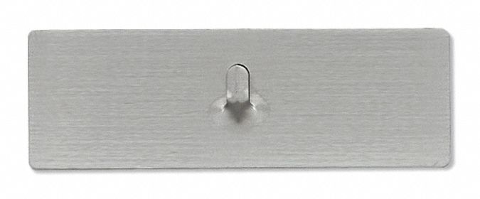 Magnetic Picture Hanger: Steel Material, 6 in Overall Ht, 6 in Overall Wd