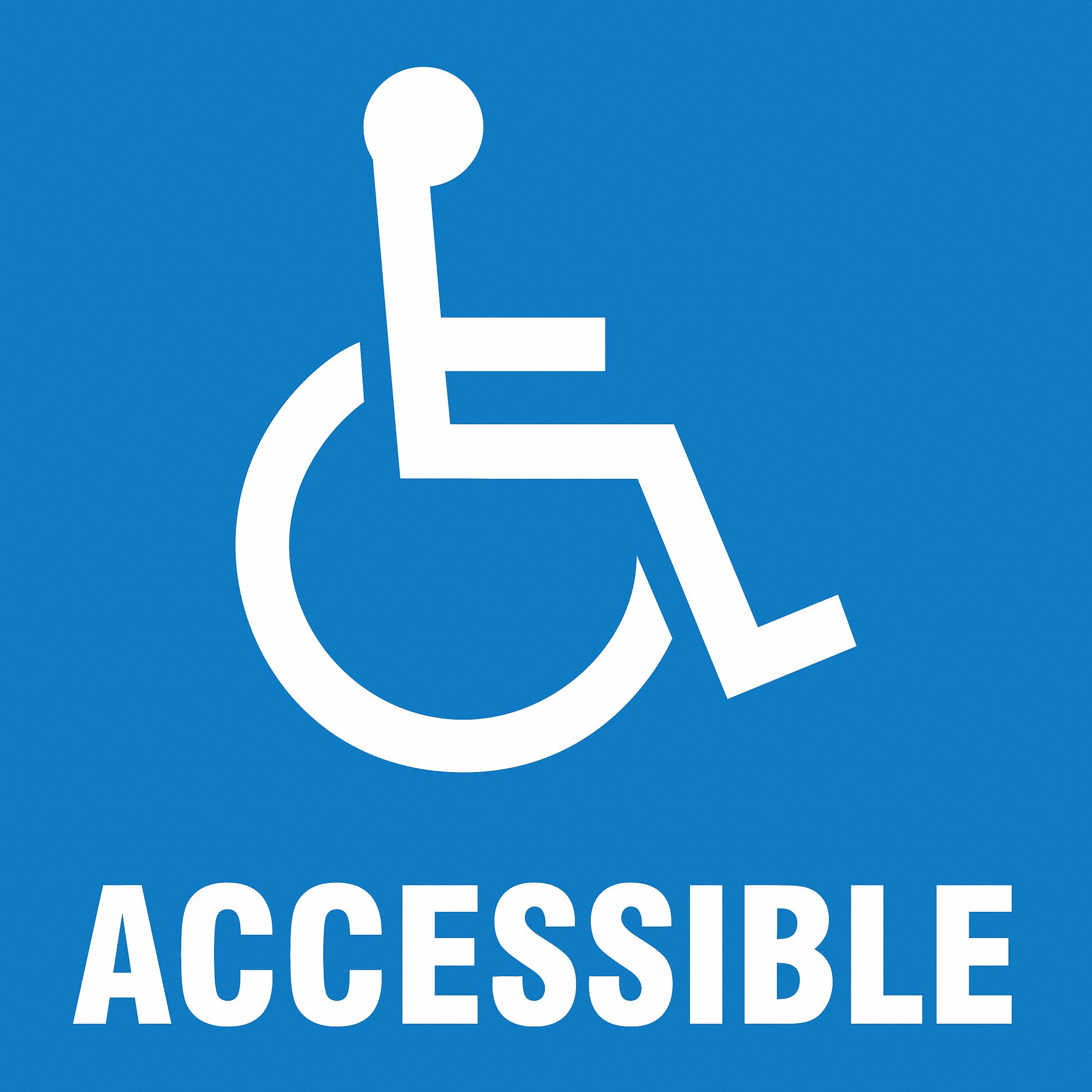 Safety Label, 8 in x 8 in, Polyester