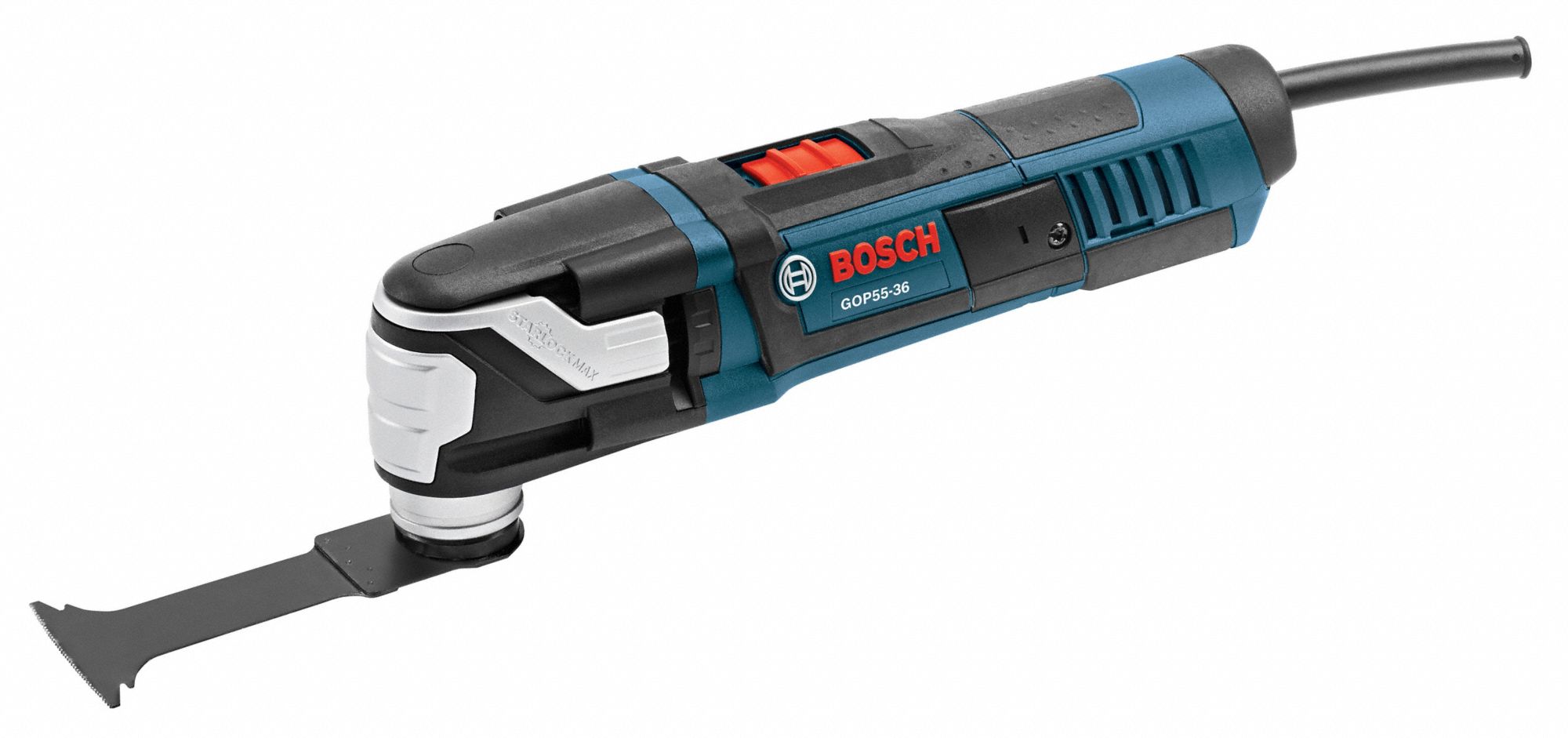 BOSCH Corded, Oscillating Tool Kit, 120 V AC, 5.5 A, 11 in Tool Length