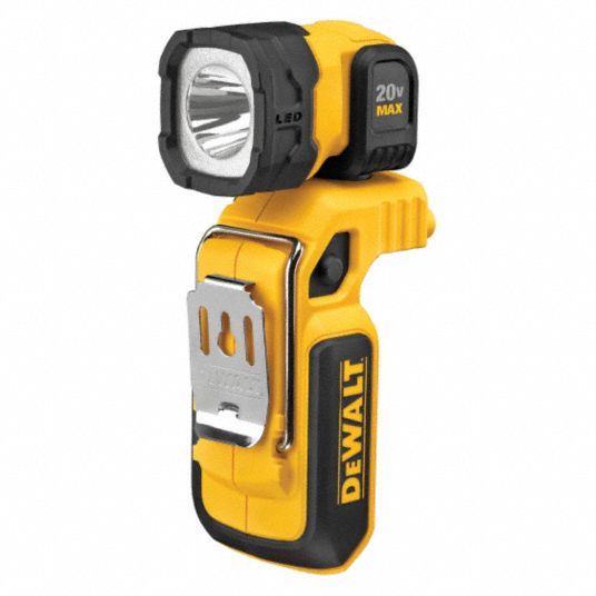 DEWALT Cordless Flashlight 20V MAX Bare Tool 165 lm Max. 1 Modes Belt Clip Hang Hook Magnetic